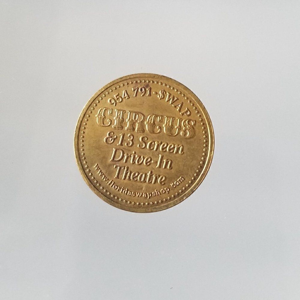 Swap Shop Circus Drive In Theatre Token Fort Lauderdale Florida